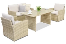 Gartenmöbel Monaco Apetito 4 Garden Point beige