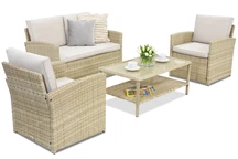 Gartenmöbel Monaco Coffee 4 Garden Point beige