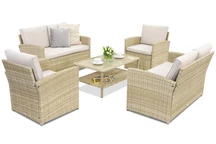 Gartenmöbel Monaco Coffee 6 Garden Point beige