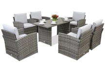 Gartenmöbel Monaco Premium 6 Garden Point grau