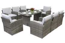 Gartenmöbel Monaco Premium 8 Garden Point grau