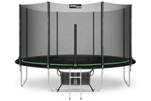 Gartentrampolin mit Außennetz 427cm Jump Hero 14FT