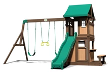 Holzspielplatz mit Turm LAKEWOOD