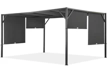 Metall-Terrassenpergola Santorini 3 x 3 m anthrazit Garden Point