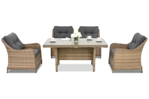 Polyrattan Gartenmöbel Toledo Premium 4 Garden Point Melange