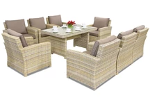 Rattan Gartenmöbel Bristol Premium 8 Garden Point beige