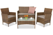 Rattan Gartenmöbel Calabria Premium Garden Point braun