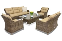 Rattan Gartenmöbel Toledo Apetito 7 Lift Garden Point braun