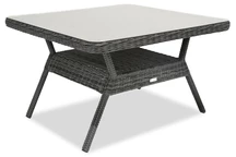 Technorattan-Tisch Toledo quadratisch Garden Point anthrazit