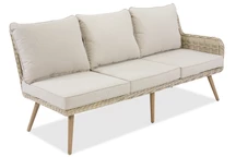 Teil der Ecksofa mit einer Rückenlehne für Terrasse Bilbao Garden Point, Sandterrasse