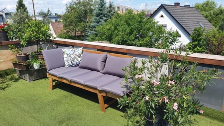Couch aus Akazienholz Shanghai Garden Point