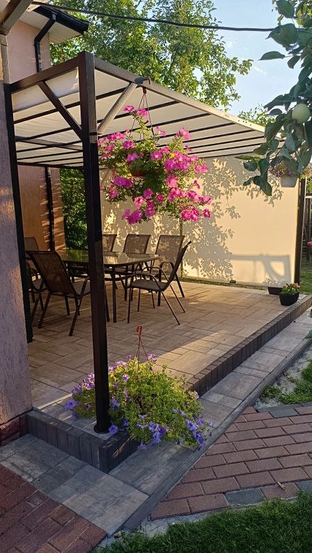 Modena Metallgartenmöbel für 8 Personen mit großem Tisch Garden Point grau