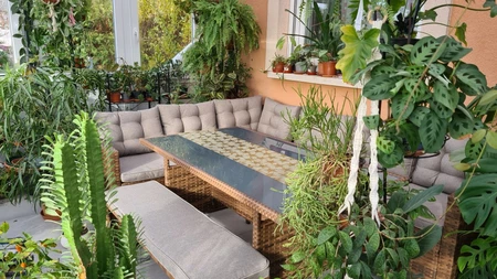 Polyrattan Gartenmöbel Latina Garden Point braun