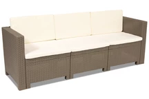 3-Sitzer-Sofa aus Techno-Rattan Colorado Cappuccino Bica