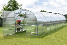 Amber-Gewächshaus aus Polycarbonat 3x12 m