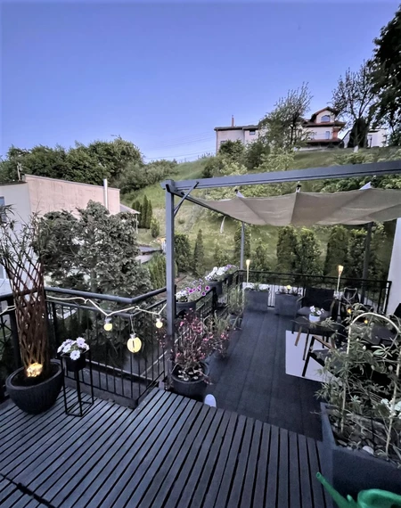Beige Terrassenpergola La Palma 3x4 Garden Point