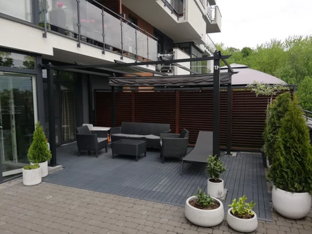 Gartenpavillon Barbados 3x4 m Anthrazit Garden Point