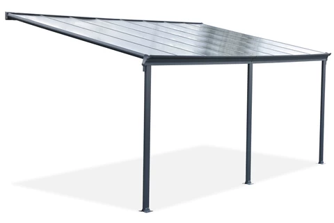 Alu-Terrassenüberdachung San Diego 4,9 x 2,9 CoverTech Anthrazit