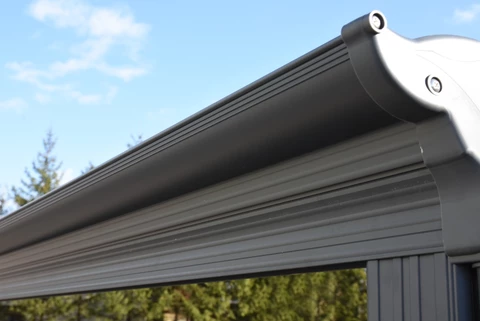 Alu-Terrassenüberdachung San Diego 4,9 x 2,9 CoverTech Anthrazit