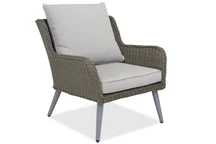 Bilbao Garden Point Technorattansessel grau - 2er Set