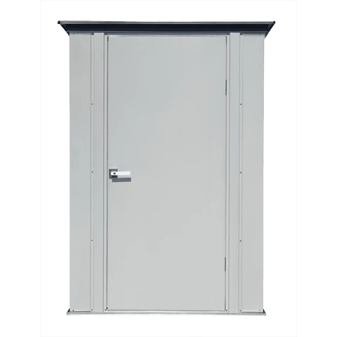 Gartenbox aus Metall 1,2 x 0,9 m, Spacemaker Arrow, hellgrau