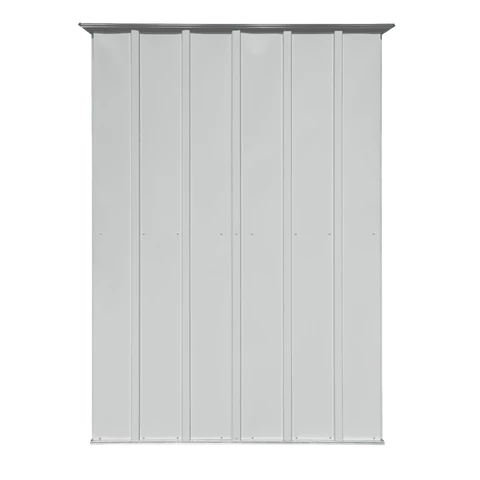 Gartenbox aus Metall 1,2 x 0,9 m, Spacemaker Arrow, hellgrau
