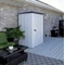 Gartenbox aus Metall 1,2 x 0,9 m, Spacemaker Arrow, hellgrau