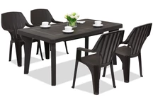 Gartenmöbel Bergen / Alta für 4 Personen Bica braun