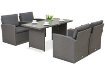 Gartenmöbel Monaco Premium 4 Garden Point Anthrazit