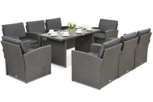 Gartenmöbel Monaco Premium 8 Garden Point Anthrazit