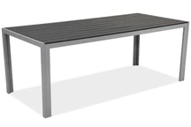 Großer Aluminium Polywood Gartentisch 200 cm Verona Garden Point