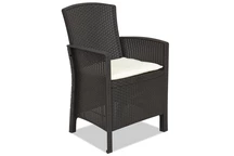 Lido Bica Sessel aus braunem Polyrattan