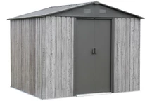 Metallgerätehaus Helsinki 1,7 x 2,4 m Store Boss grau