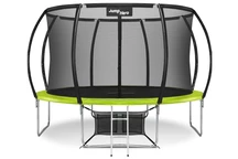 Premium-Gartentrampolin mit Netz im Inneren 366 cm Jump Hero 12FT grün