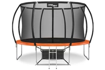 Premium-Gartentrampolin mit Netz im Inneren 366 cm Jump Hero 12FT orange