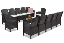 Rattanmöbel Set Lido Coffee Max 12 braun Bica