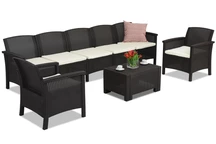 Rattanmöbel Venezia Coffee Max 7 Bica braun