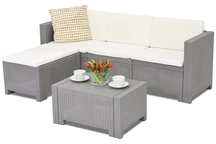 Set Loungemöbel aus Technorattan Colorado Relax Bica grau