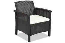 Venezia Bica Techrattan Sessel in brauner Farbe