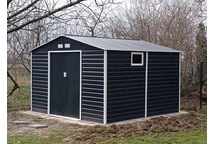 Werkzeugschuppen aus Metall Malmo 3,4 x 3,2 m Store Boss anthrazit