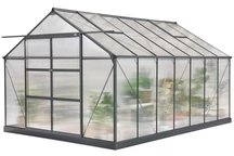 Gewächshaus für den Garten aus Aluminium Azalia 3,08 x 4,3 m CoverTech anthrazit