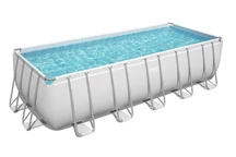 Großer Rack-Pool mit Abdeckung, Pumpe und Leiter Power Steel 640 x 274 x 132 cm Bestway 5611Z