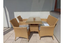 Valetta Garden Point Technorattan-Gartenmöbel beige