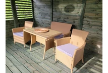 Valetta Garden Point Technorattan-Gartenmöbel beige