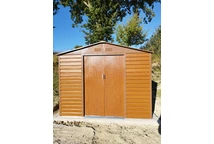 Metall-Gerätehaus Malmo 2,7 x 1,9 m Store Boss braun