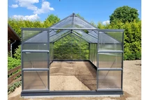 Azalia Aluminium-Gewächshaus 3,08 x 5,5m CoverTech anthrazit