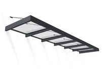 Aluminium-Torvordach Sophia XL 1,4 x 5,7 m Palram - Canopia anthrazit