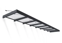 Aluminium-Torvordach Sophia XL 1,4 x 7,5 m Palram - Canopia anthrazit