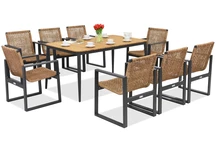 Aluminiummöbel Padua für 8 Personen Garden Point