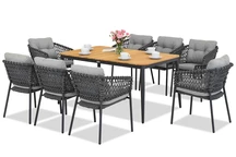 Aluminiummöbel Padva/Almada für 8 Personen Garden Point